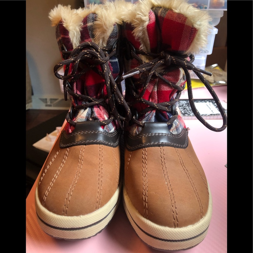 Target Plaid Duck Boots